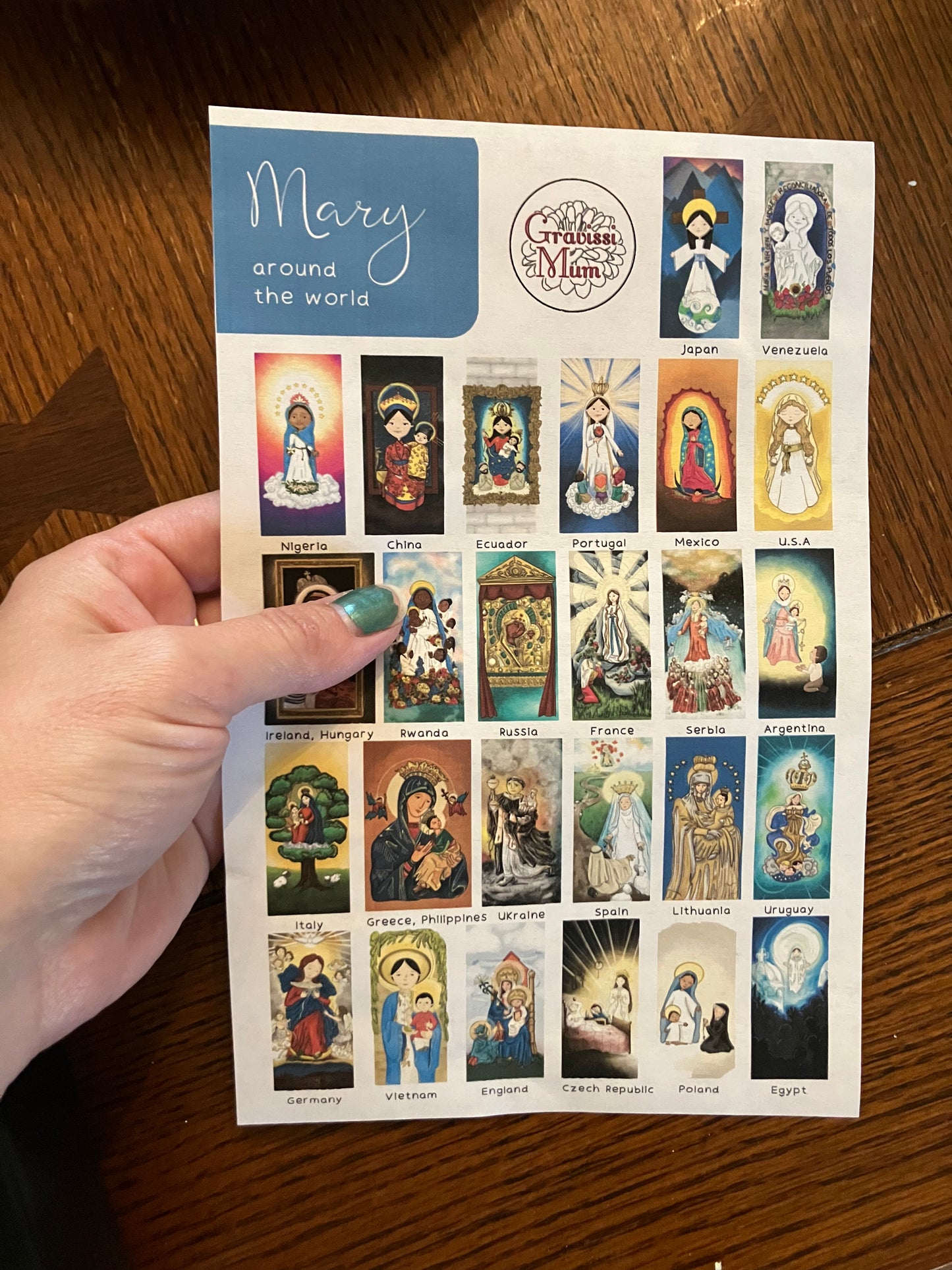Stickers | Mary Around the World