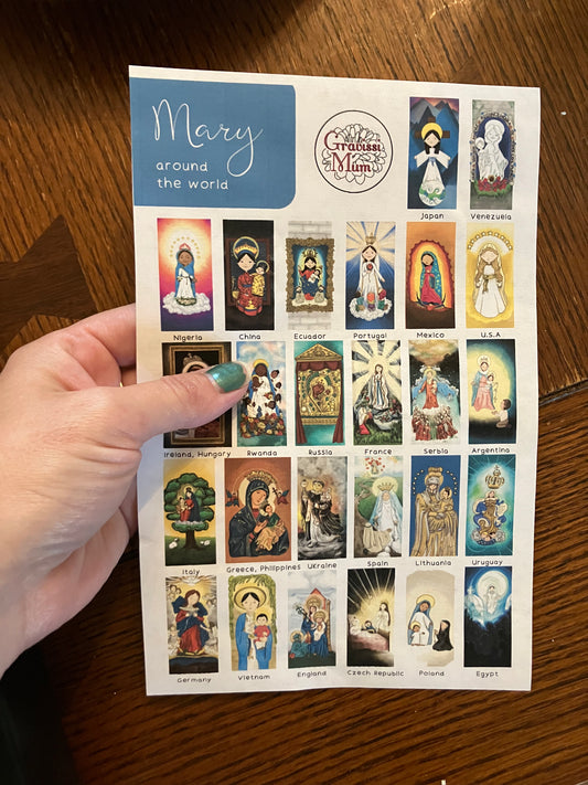 Stickers | Mary Around the World