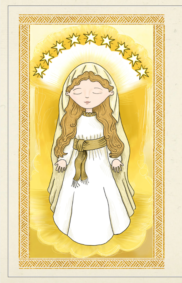 Prayer Card Set of 7 | Popular Marian Titles