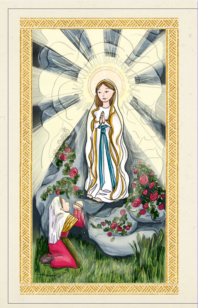 Prayer Card Set of 7 | Popular Marian Titles